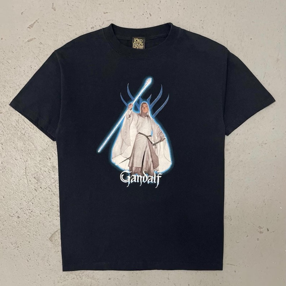 Vintage 2003 The Lord Of The Rings Gandalf Rare Movie Promo T Shirt Medium